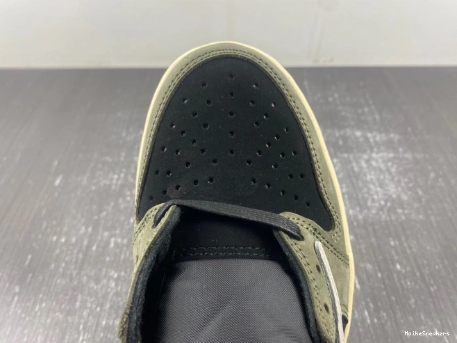 MaikeSneakers SP LOW X JORDAN AIR OG 'BLACK DM7866-002 OLIVE' TRAVIS SCOTT 1 0725